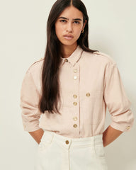 CESARY Rosewater - Over-shirt - SESSÙN Official Website