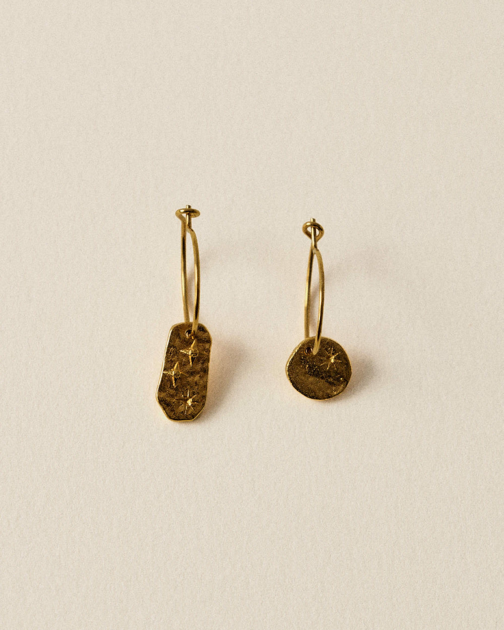 SOREN Or 3 microns - Earrings - SESSÙN Official Website