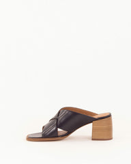 SOKOSTI Black Leather - Mules