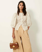 GEORGIA Sandcream - Blouse