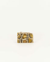 LUZI Purse Yellow Python - Card holder