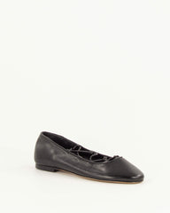 PINA Black Leather - Ballerina