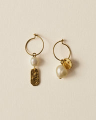 SOREN PEARL Doré - Earrings