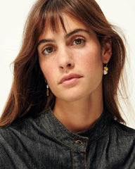 SOREN PEARL Doré - Earrings