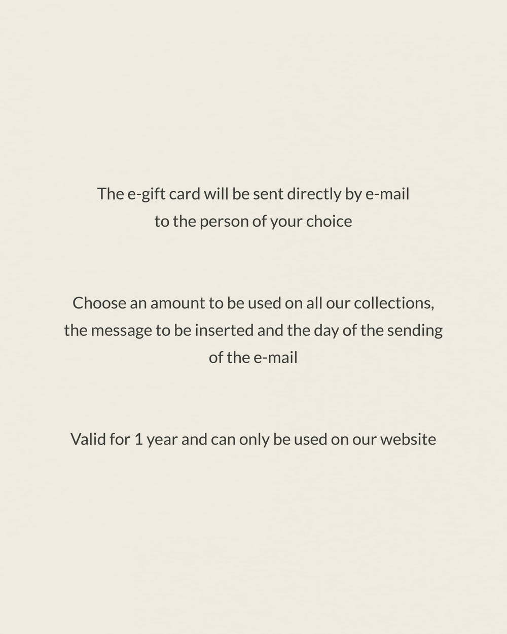 E-gift card