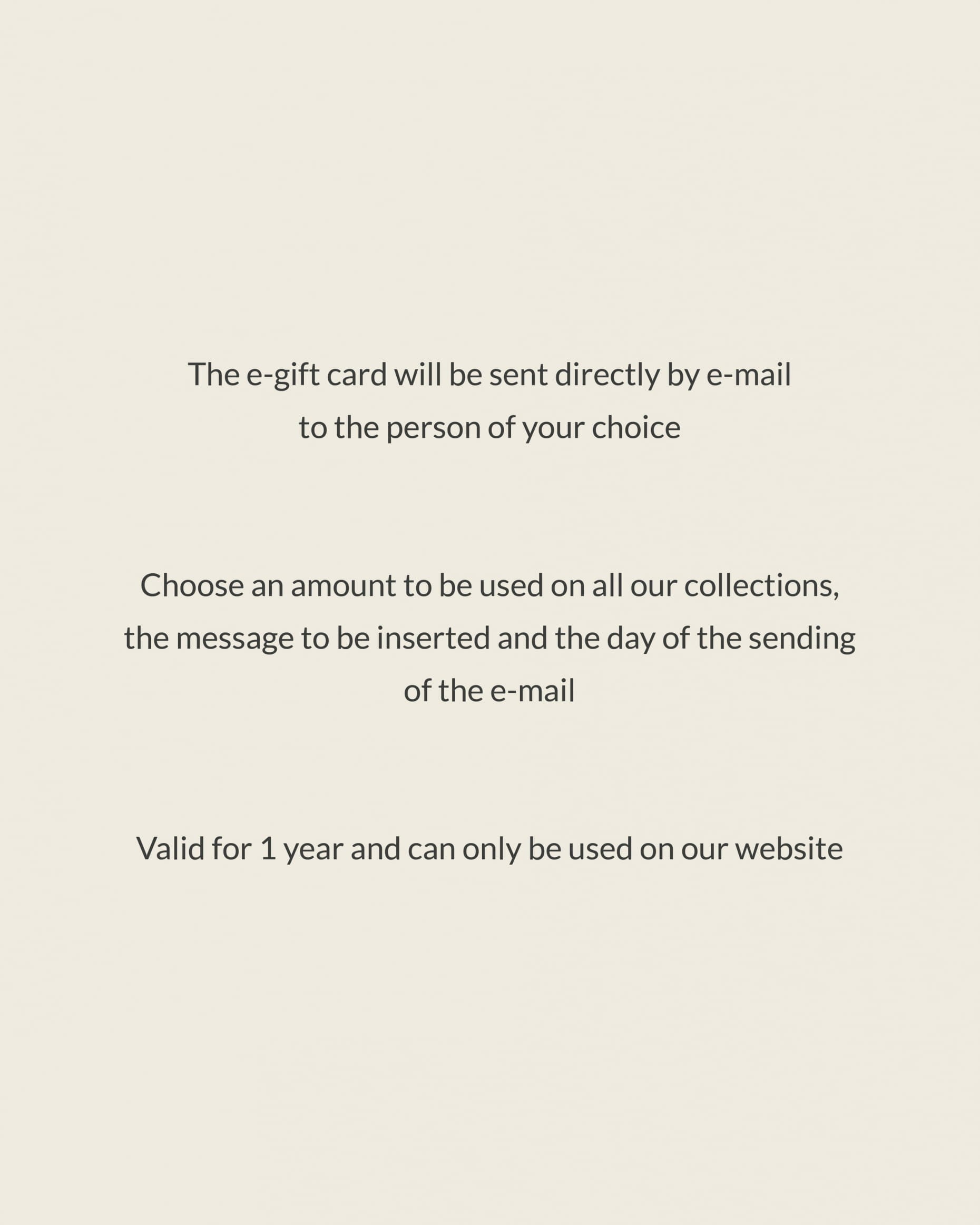 E-gift card