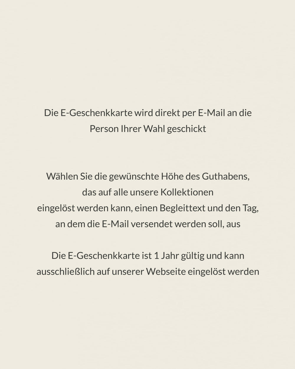 E-gift card