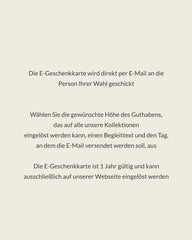 E-gift card