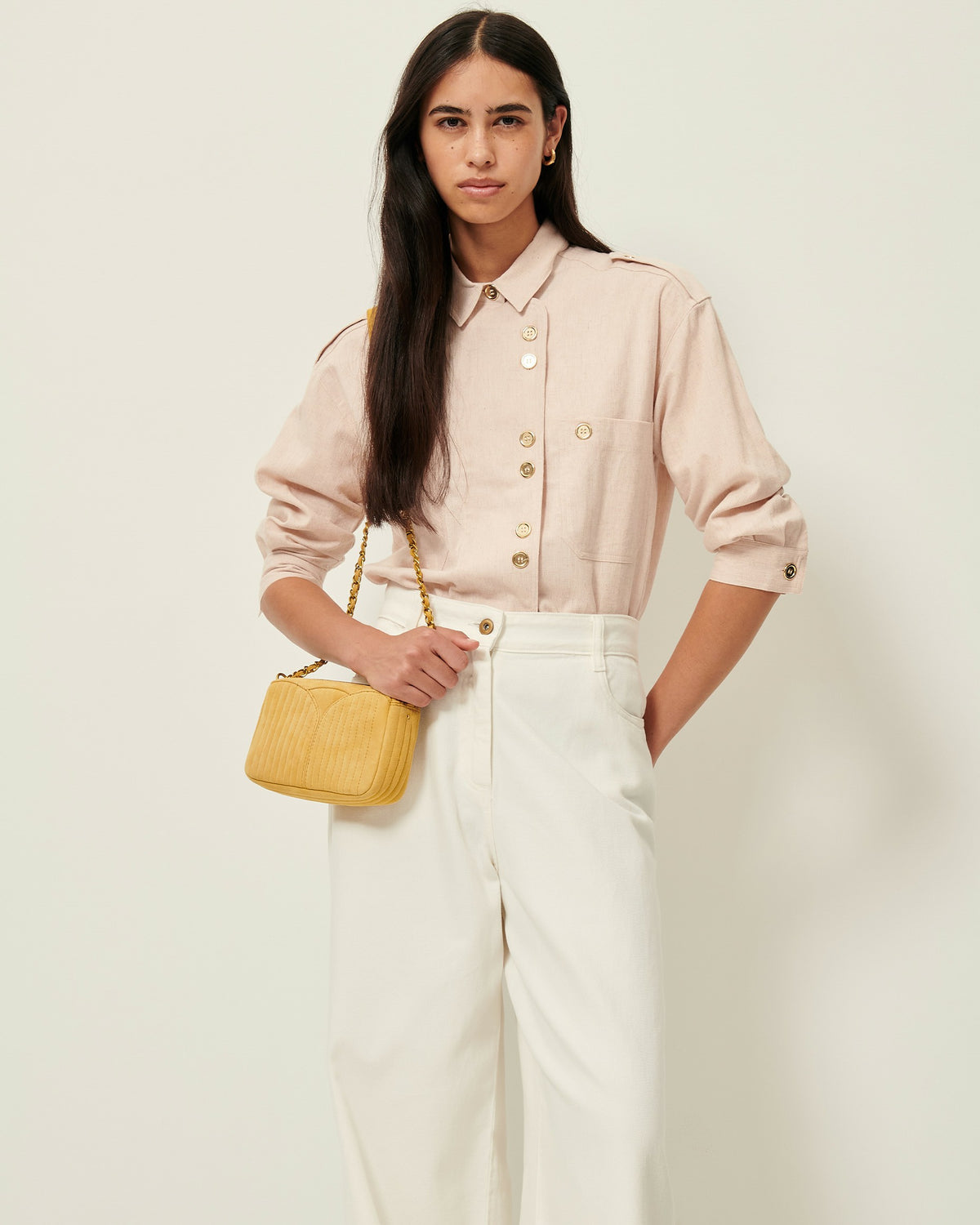 CESARY Rosewater - Over-shirt - SESSÙN Official Website
