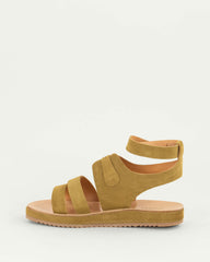 MISS MONTAIN Gold Suede -  Sandal - SESSÙN Official Website