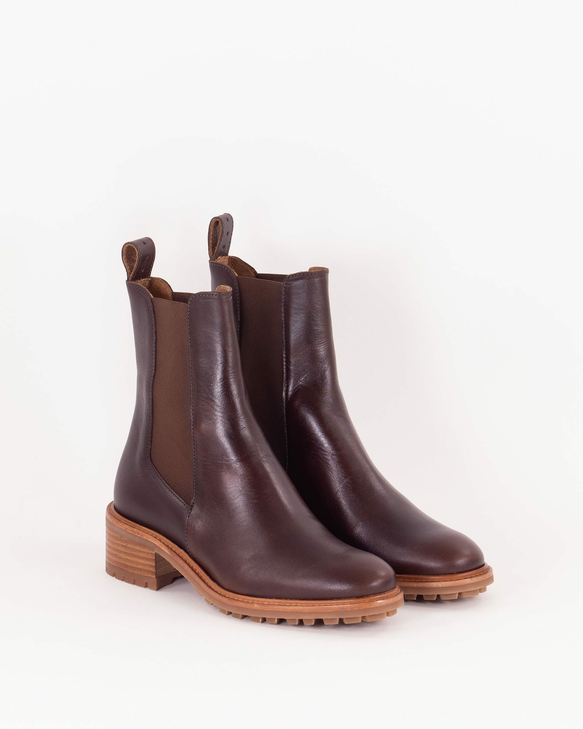 PIERCE Brownwhisky Leather - Boots