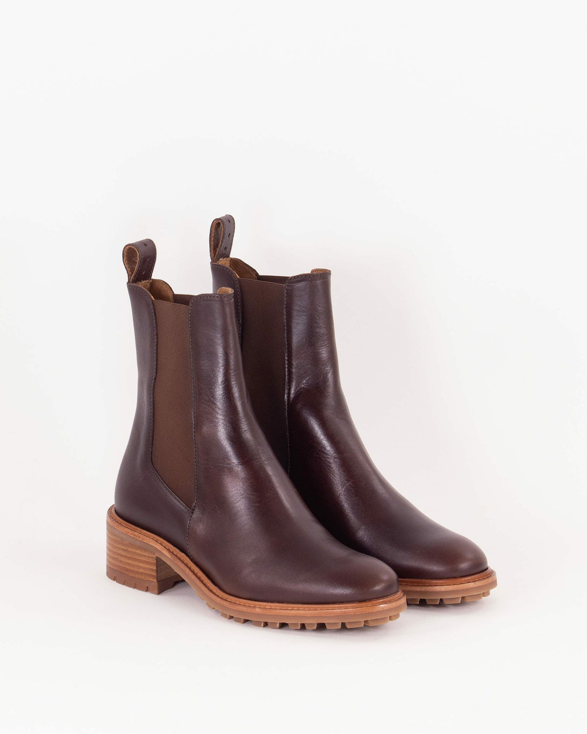 PIERCE Brownwhisky Leather - Boots
