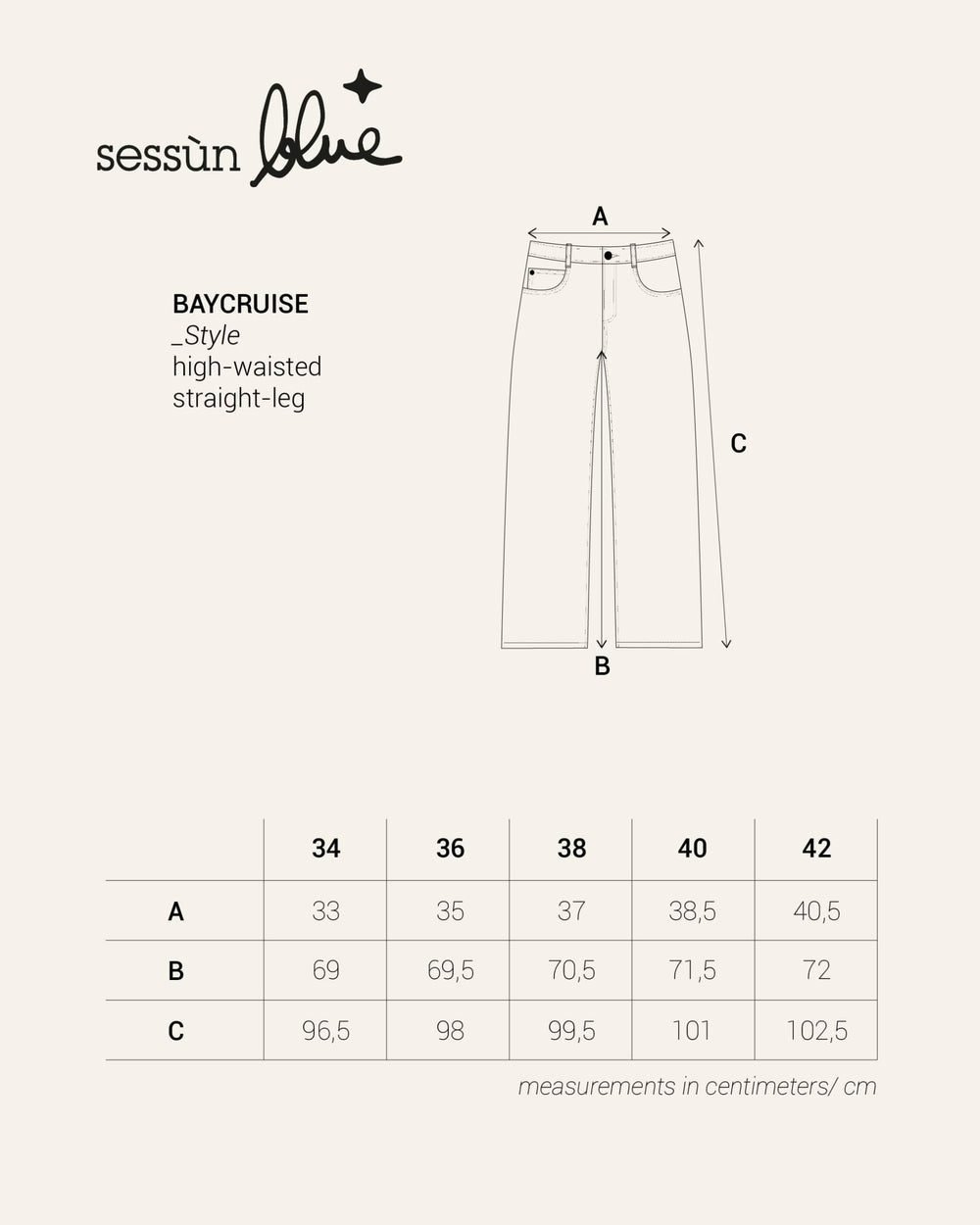 BAY CRUISE Astral Blue - Jeans