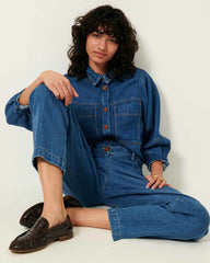 LEONE Denim Blue - Overshirt