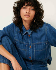 LEONE Denim Blue - Overshirt