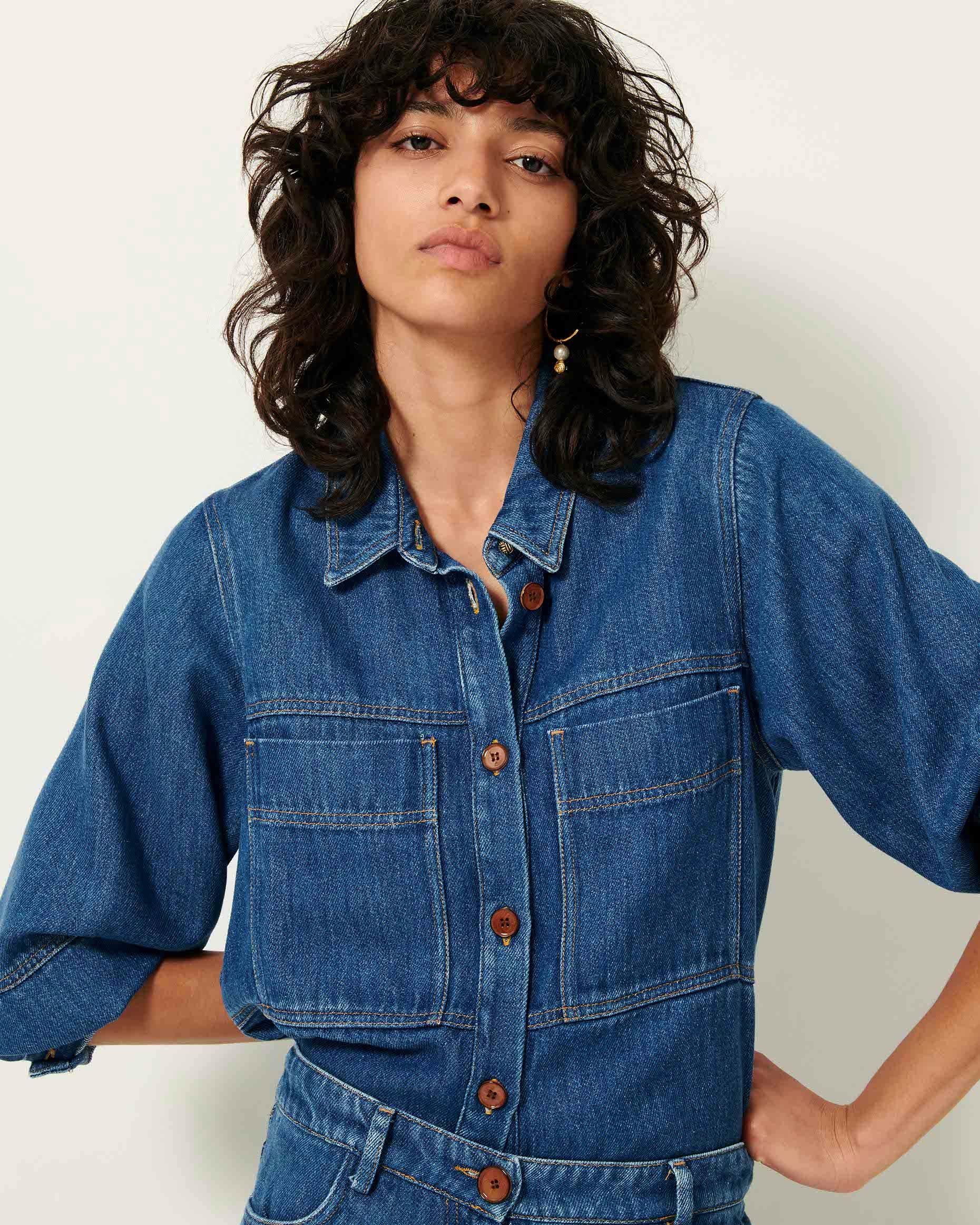 LEONE Denim Blue - Overshirt