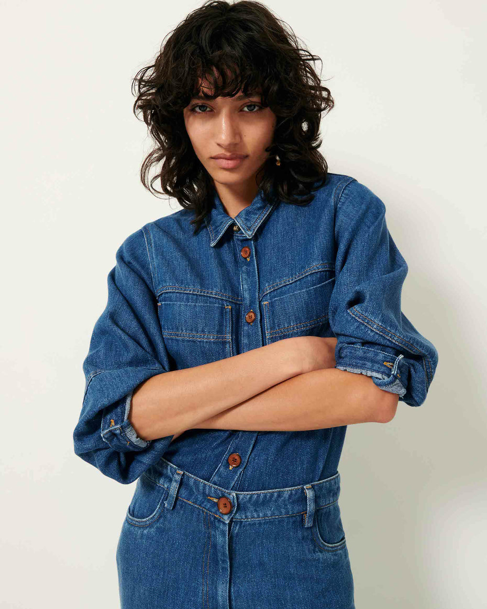 LEONE Denim Blue - Overshirt