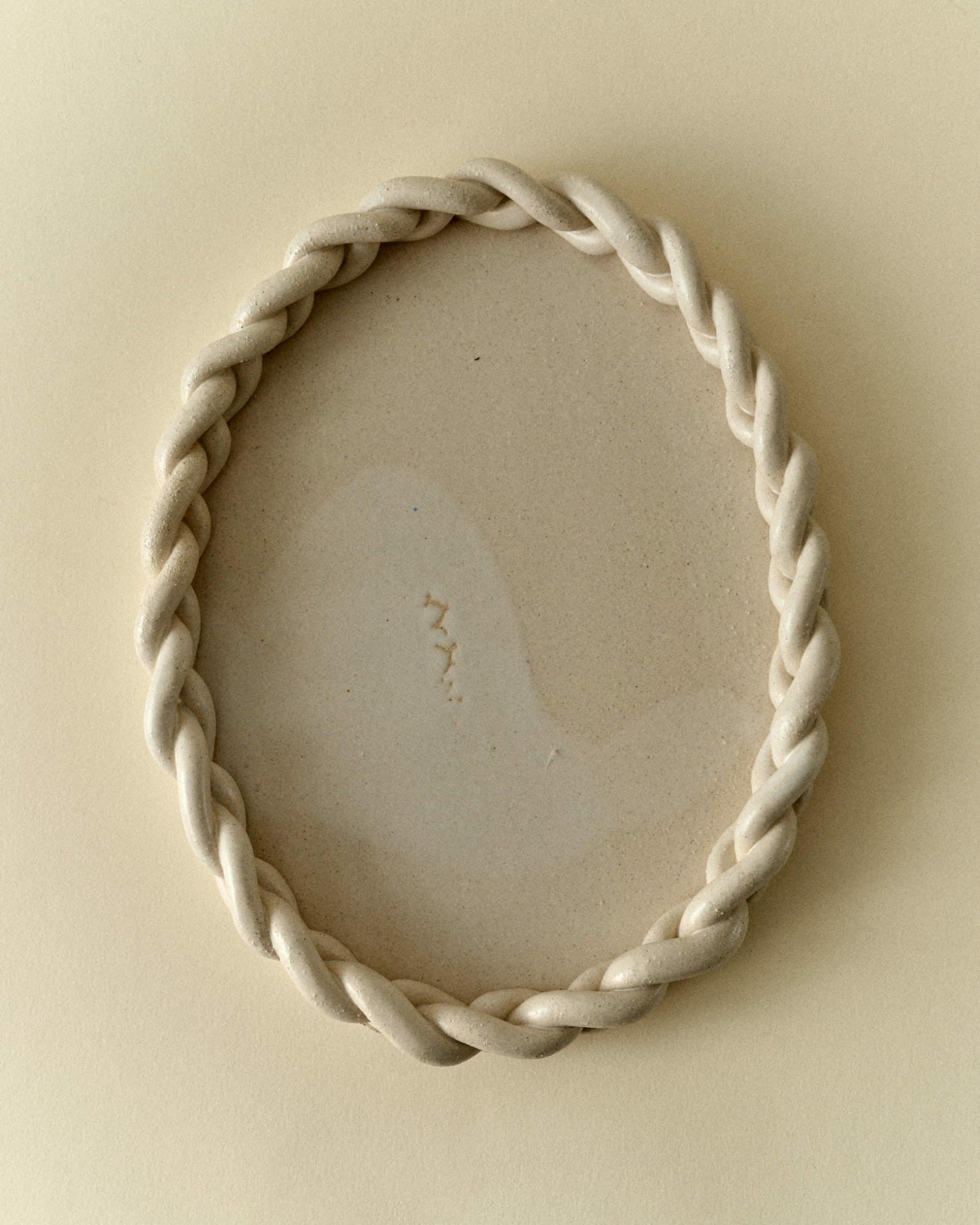 Tressé large model - Oval dish