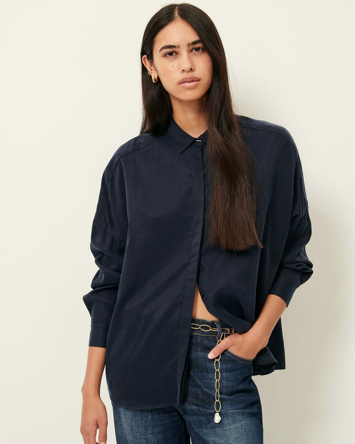LADY D Navy - Shirt
