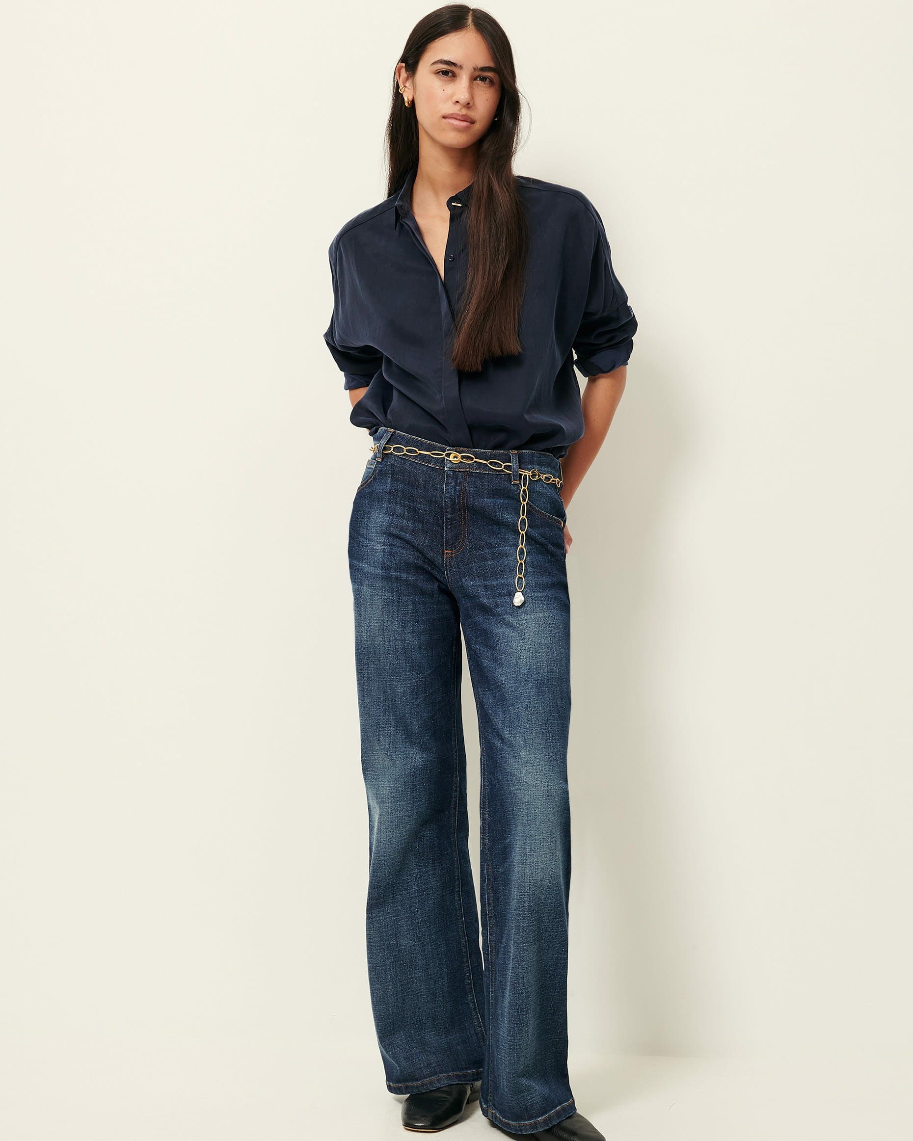 LADY D Navy - Shirt