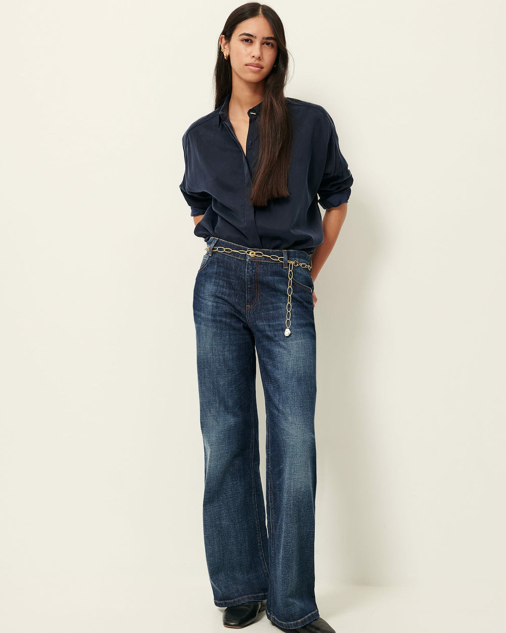 LADY D Navy - Shirt