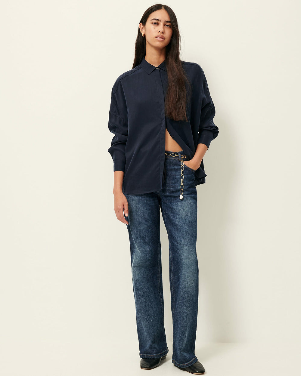 LADY D Navy - Shirt
