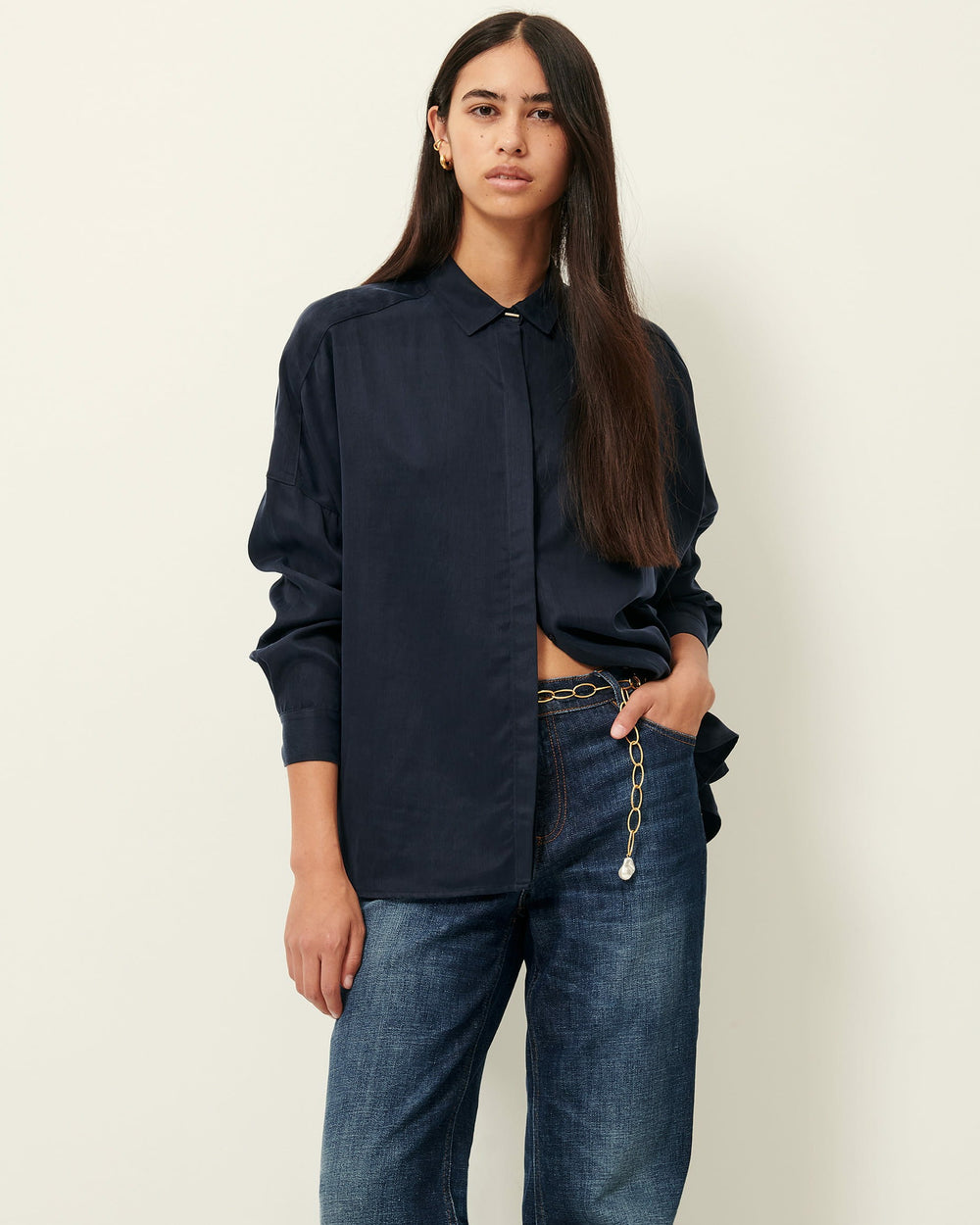 LADY D Navy - Shirt