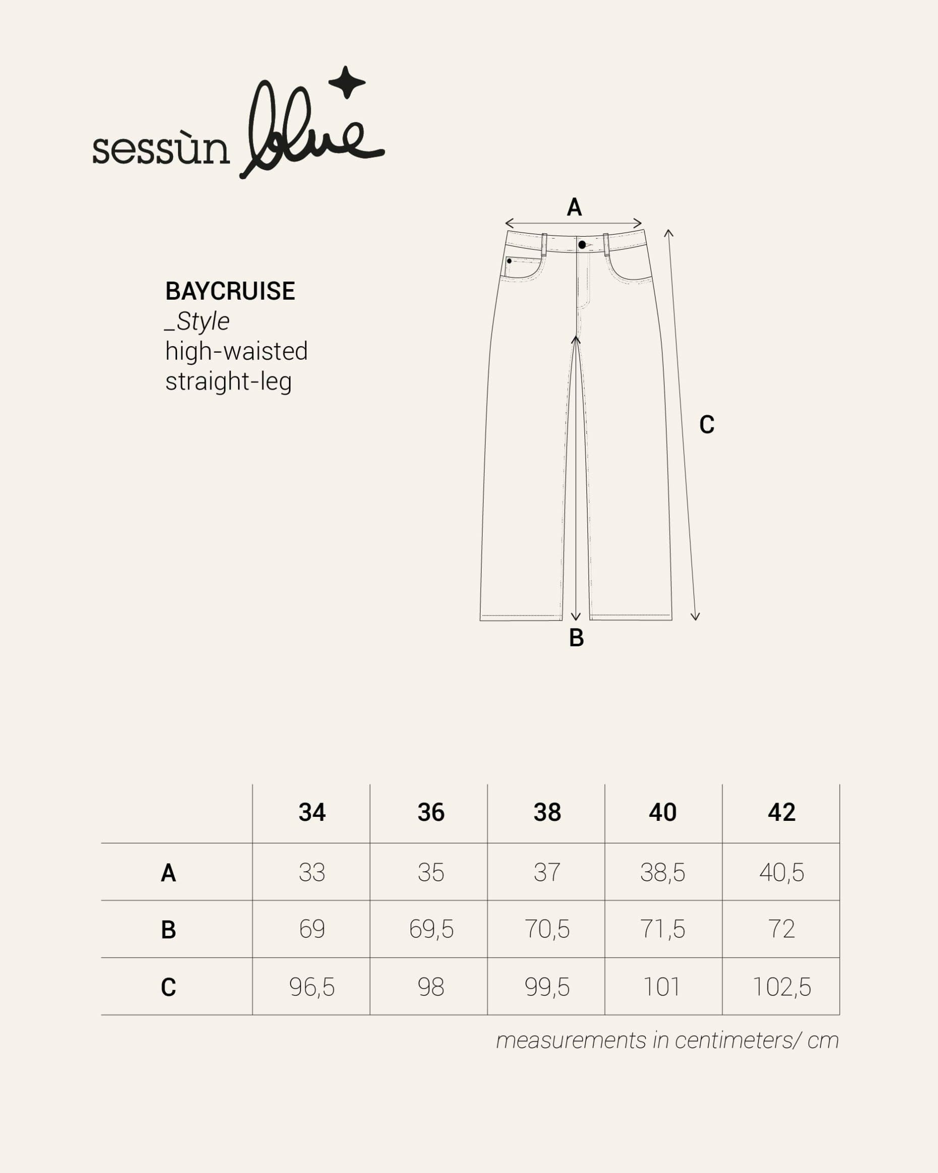 BAY CRUISE Brocken Black - Denim