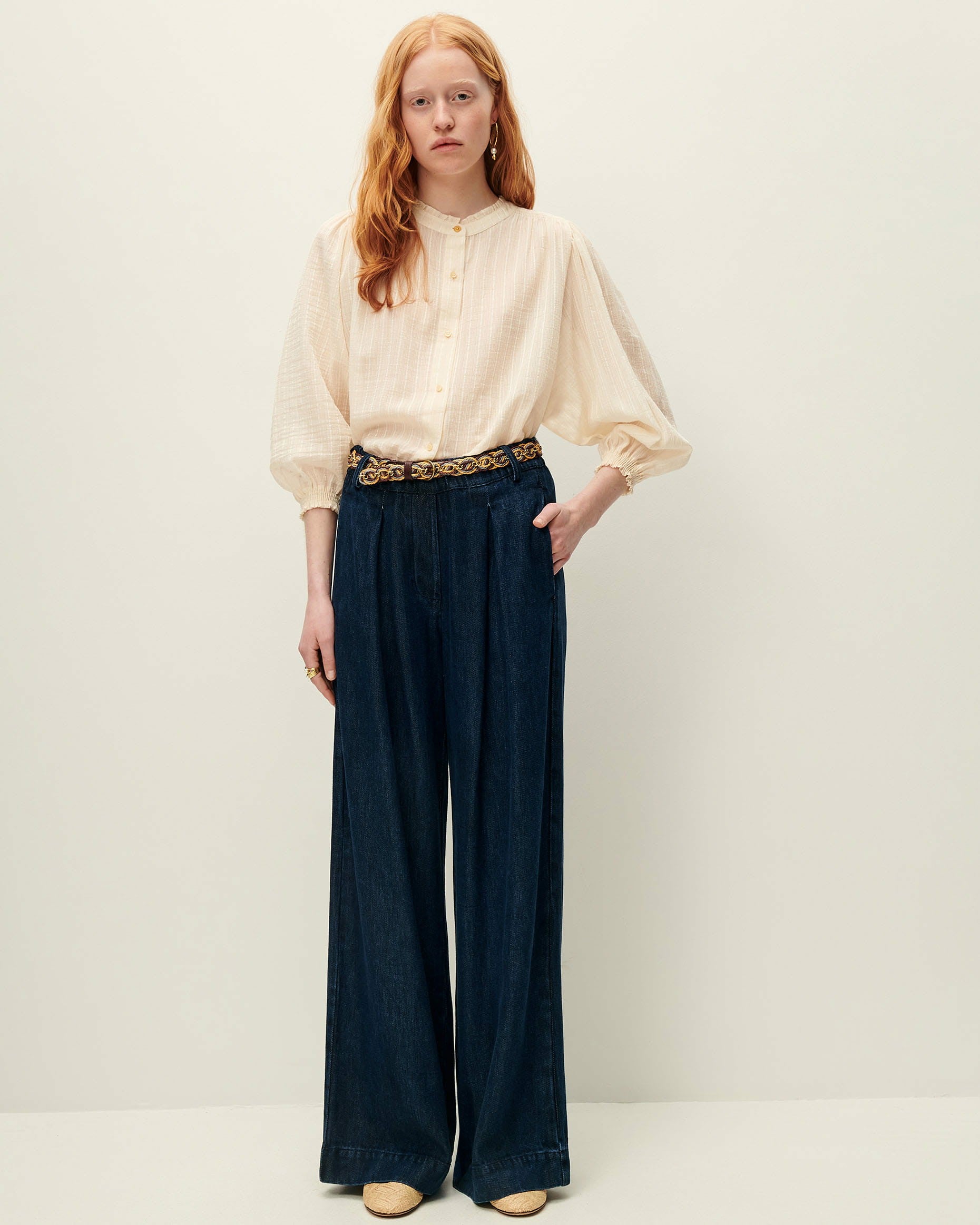 AMALIA Fleur de sel - Blouse