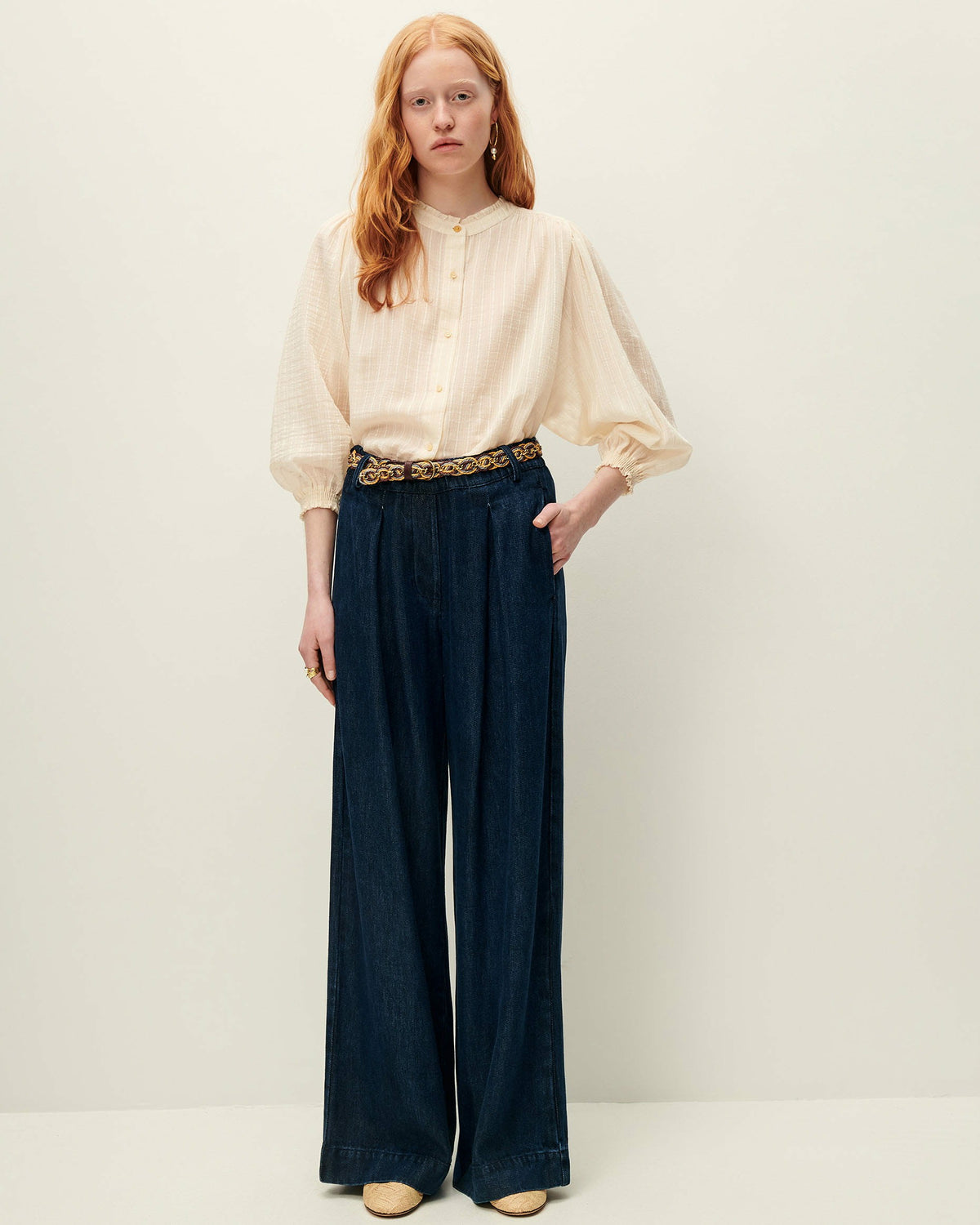 AMALIA Fleur de sel - Blouse