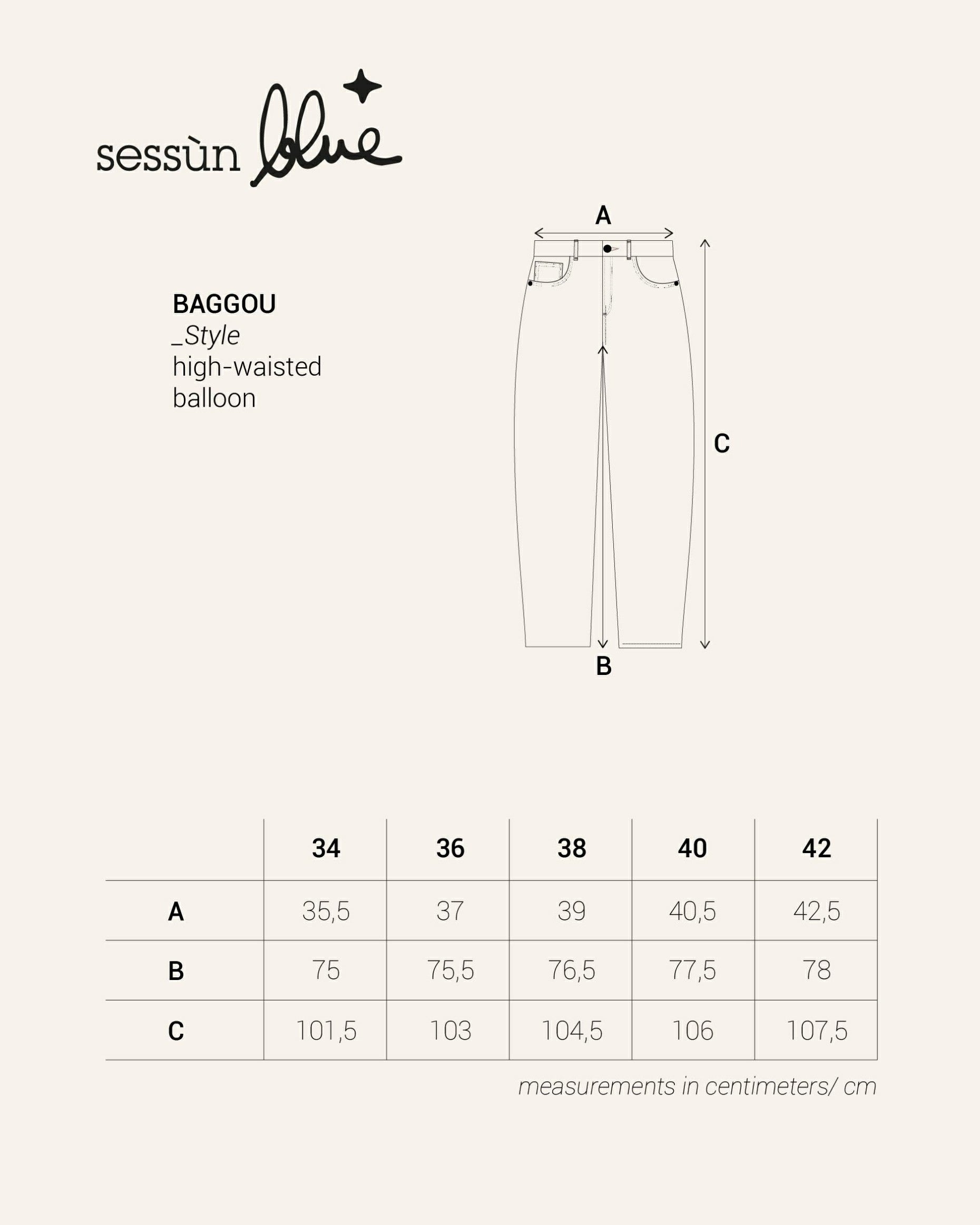 BAGGOU Astral Blue - Jeans