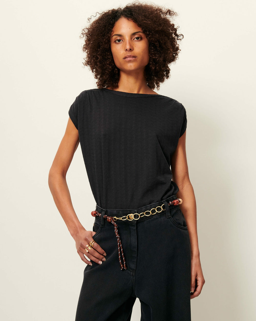 SIXTOJACQUARD Moonless - T-shirt