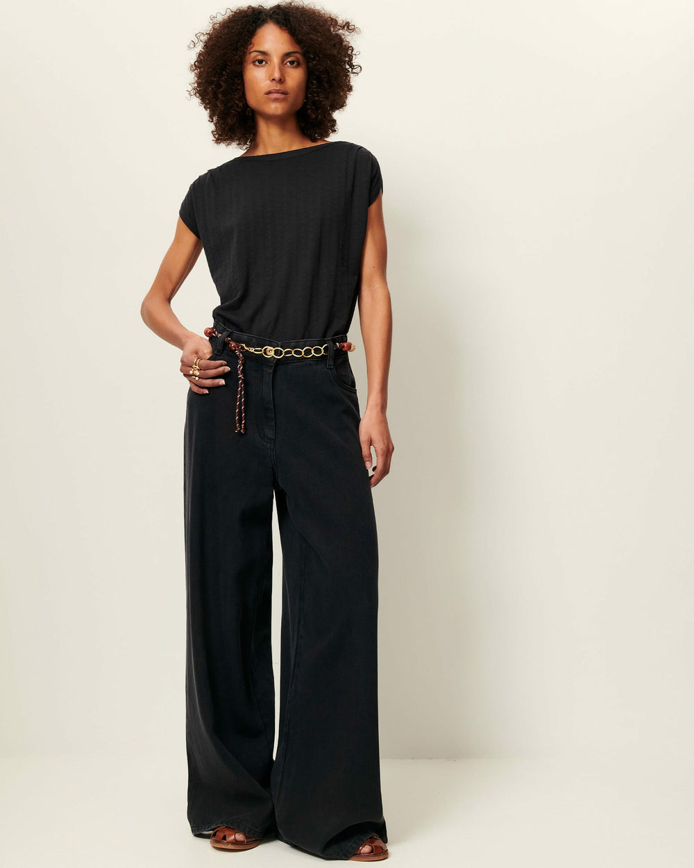 SIXTOJACQUARD Moonless - T-shirt
