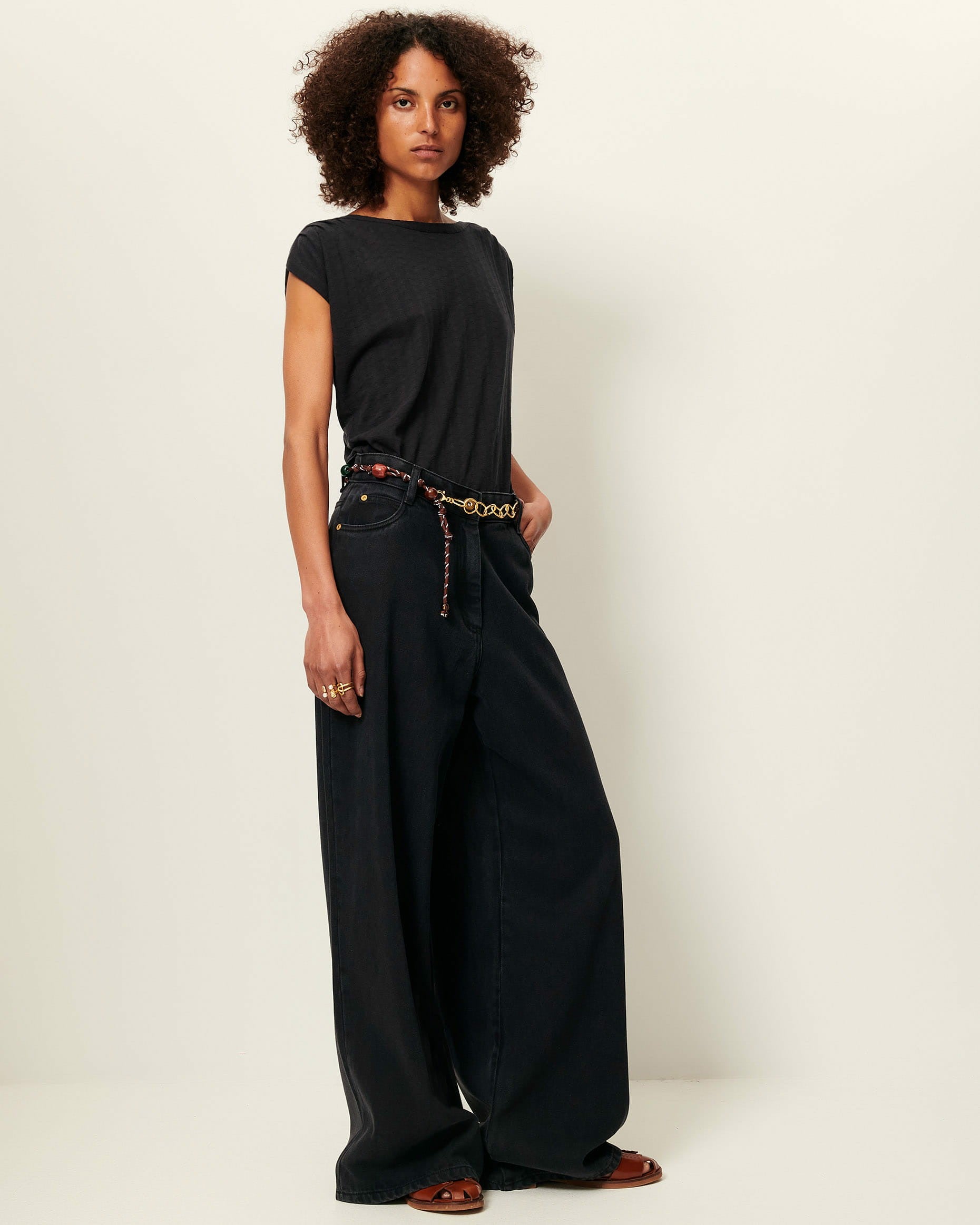 SIXTOJACQUARD Moonless - T-shirt