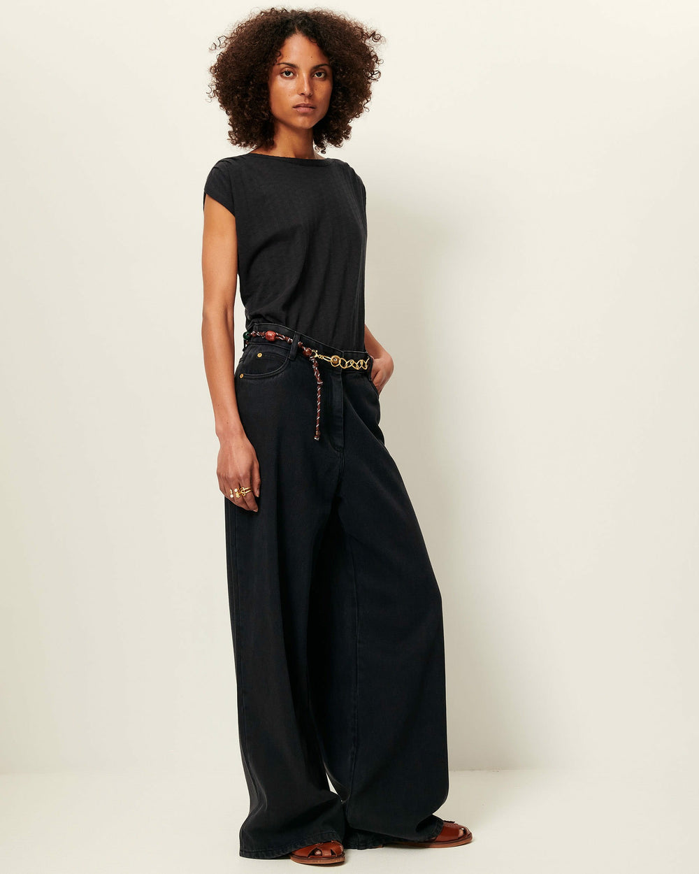 SIXTOJACQUARD Moonless - T-shirt