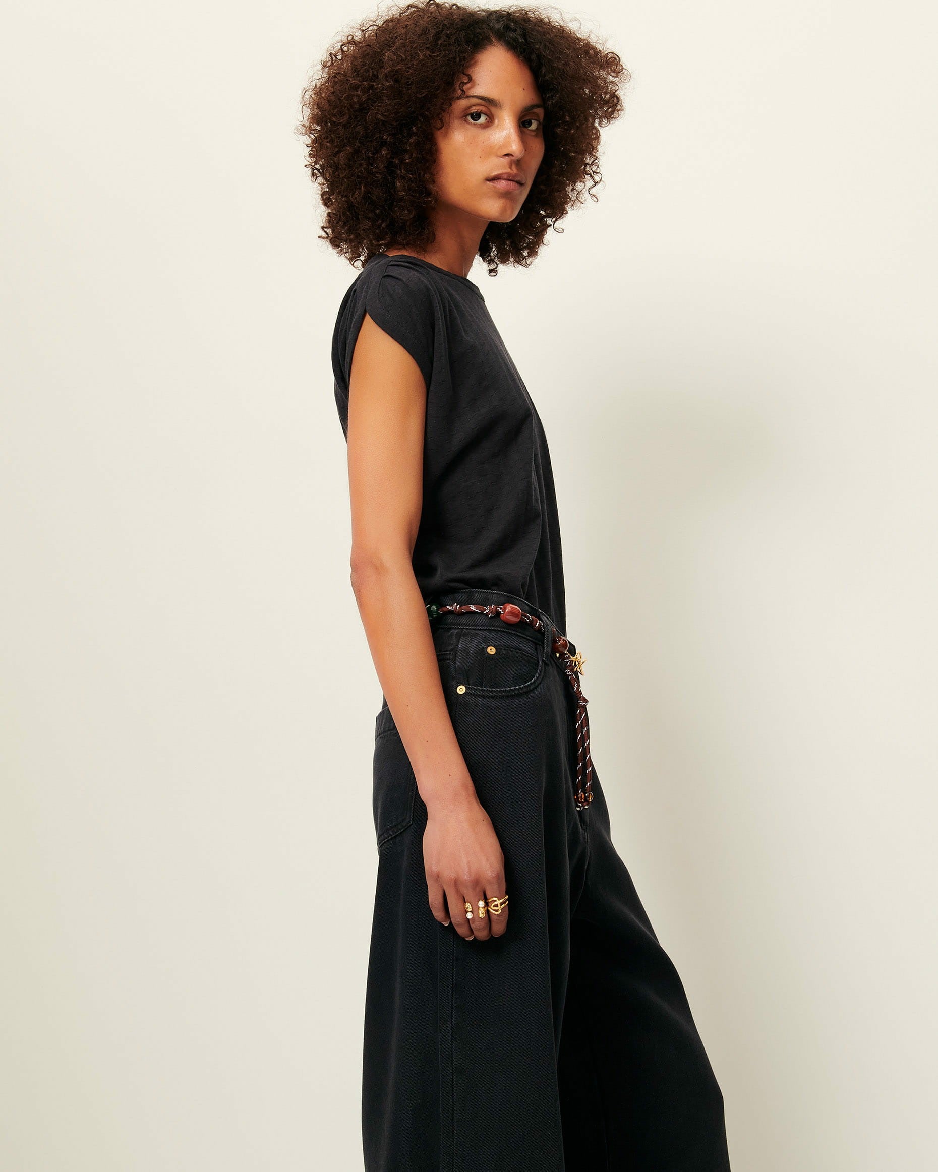 SIXTOJACQUARD Moonless - T-shirt