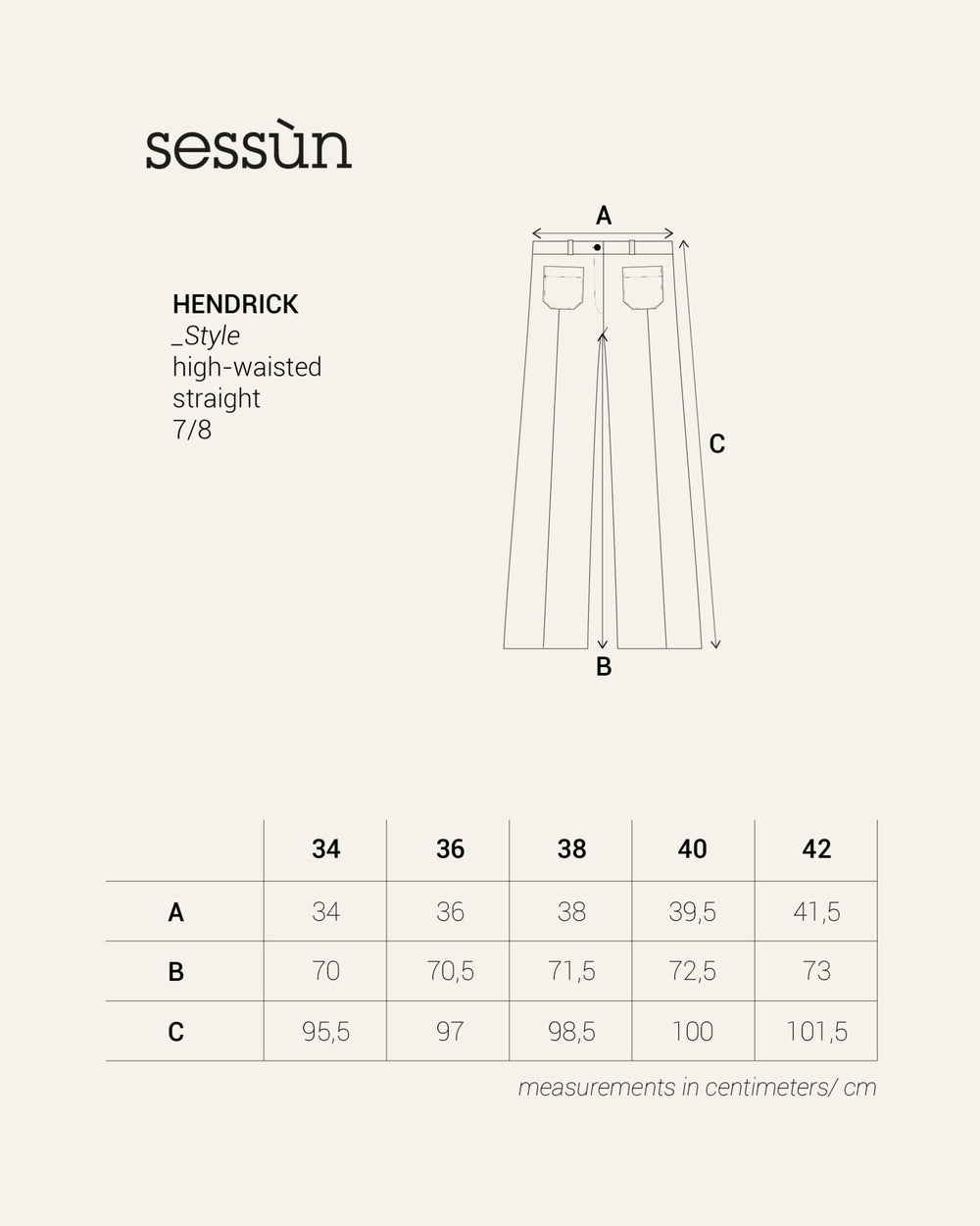 HENDRICK Fleur de Sel - Trousers