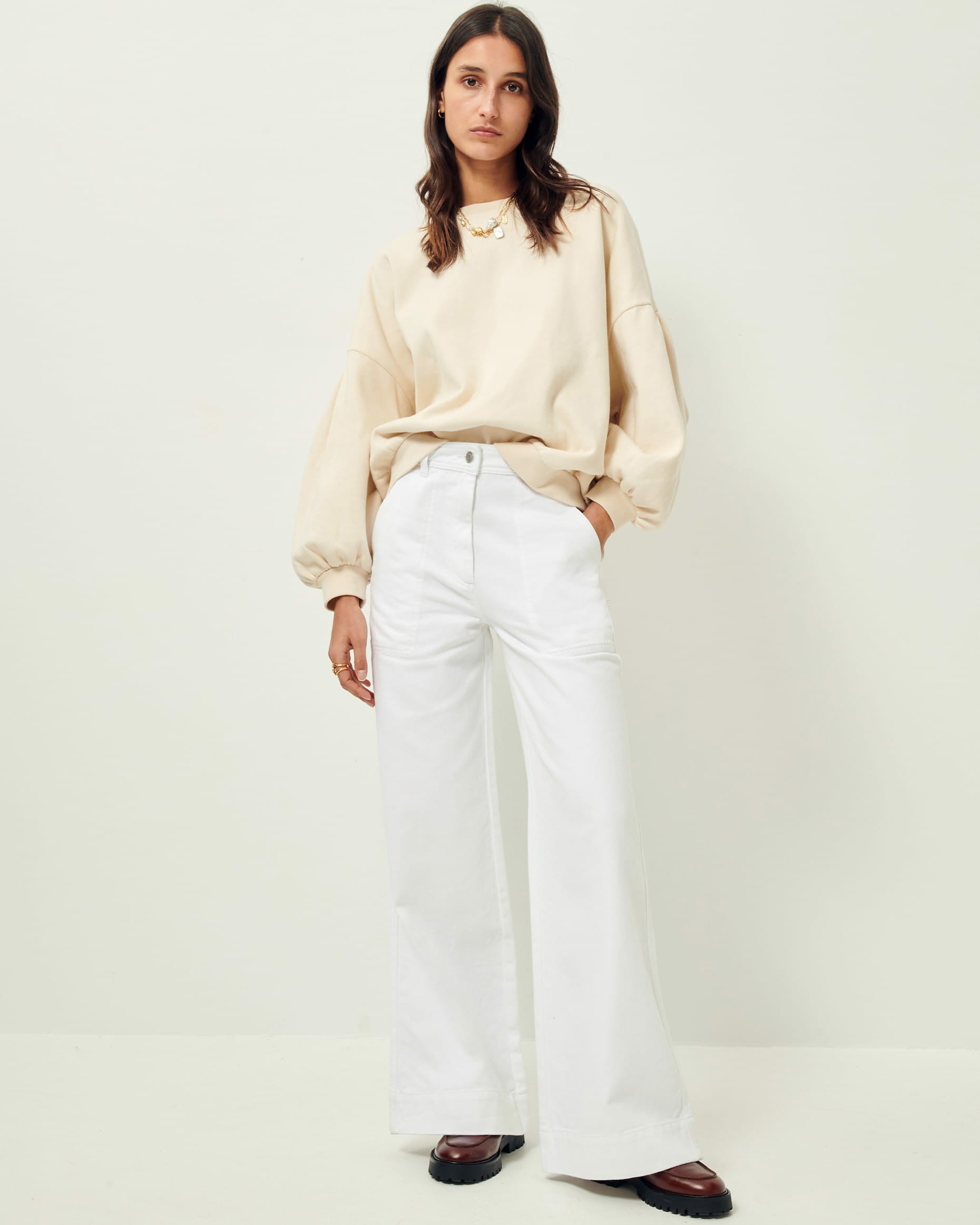 ERNEST Optical White - Pants