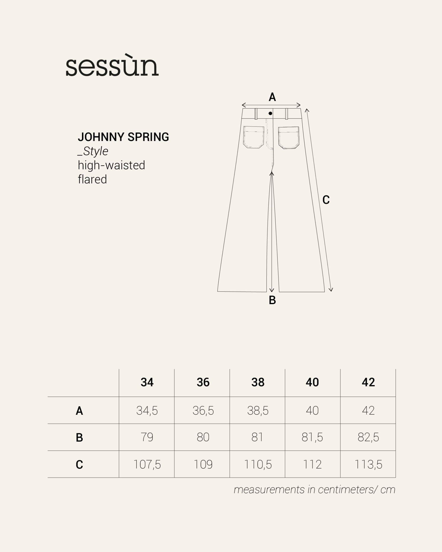 JOHNNY SPRING Denim Washed - Pants