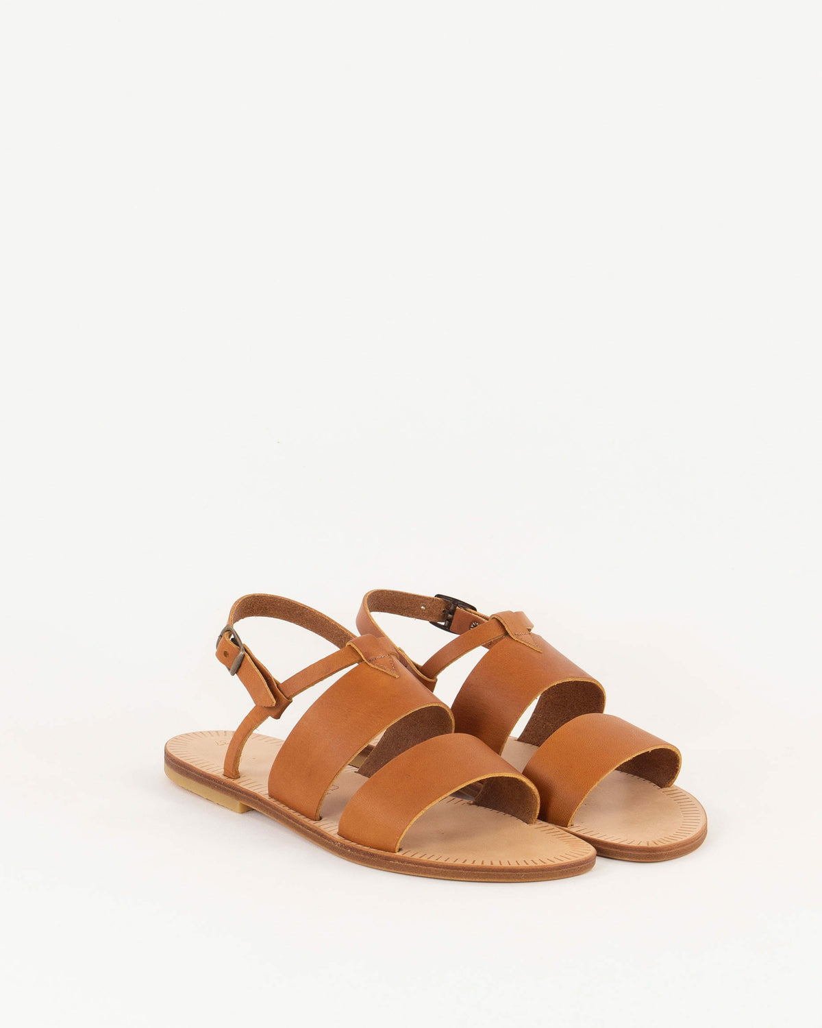 OLYMPE Natural Leather - Sandals