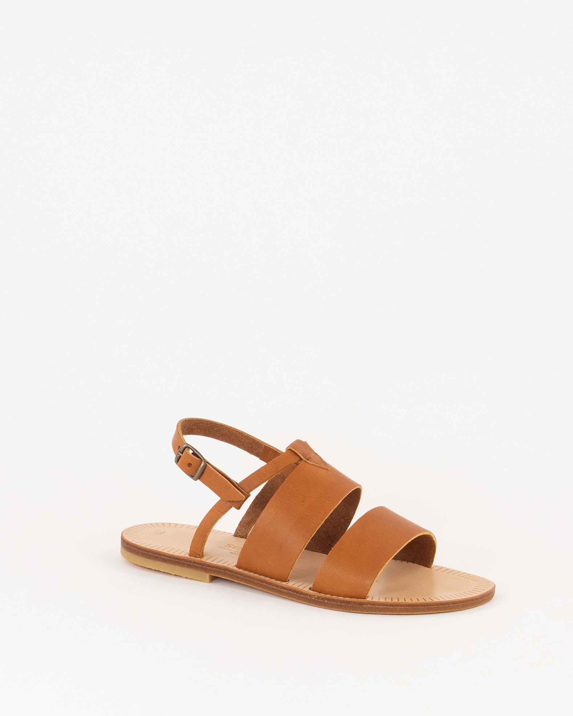 OLYMPE Natural Leather - Sandals