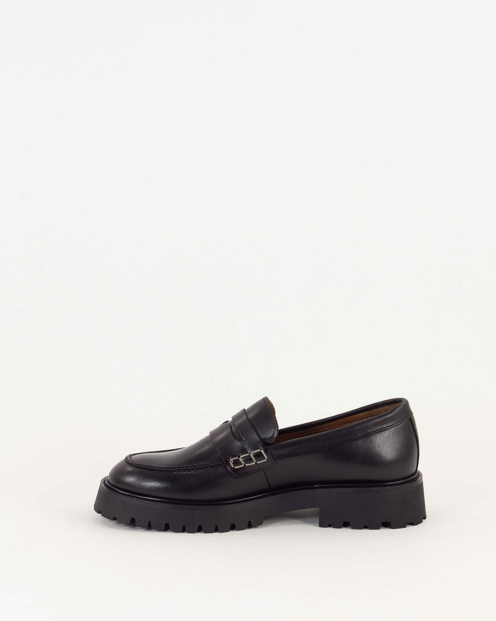 BARCELO Black Leather - Loafers