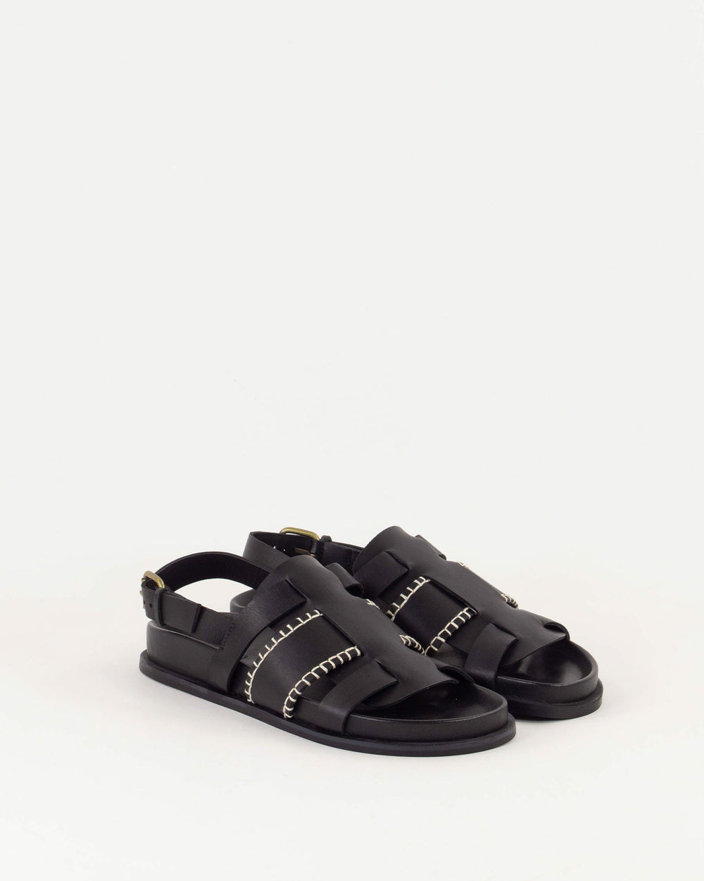SIDI Black Leather - Sandals