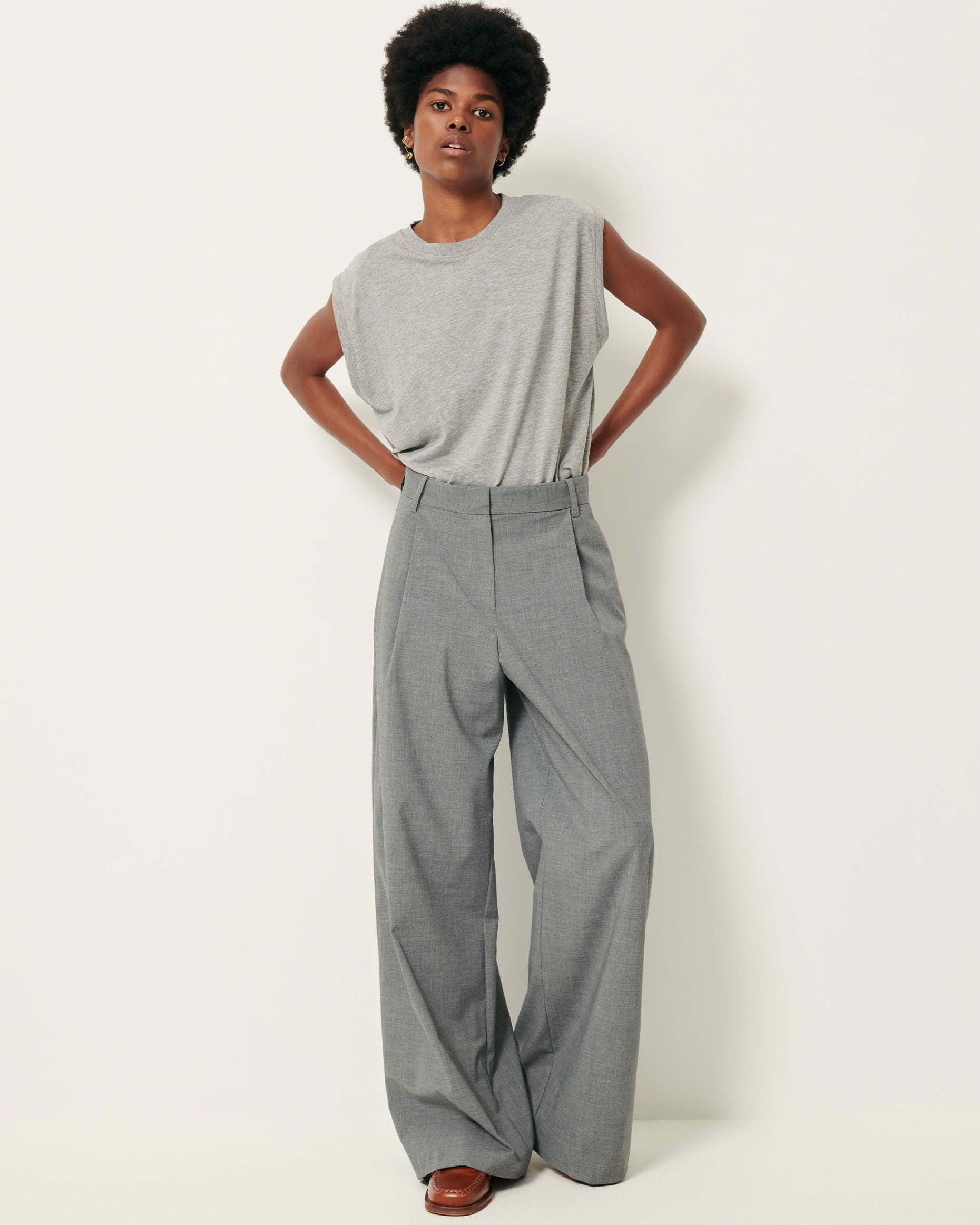 DEEDOO Mid Grey - T-shirt
