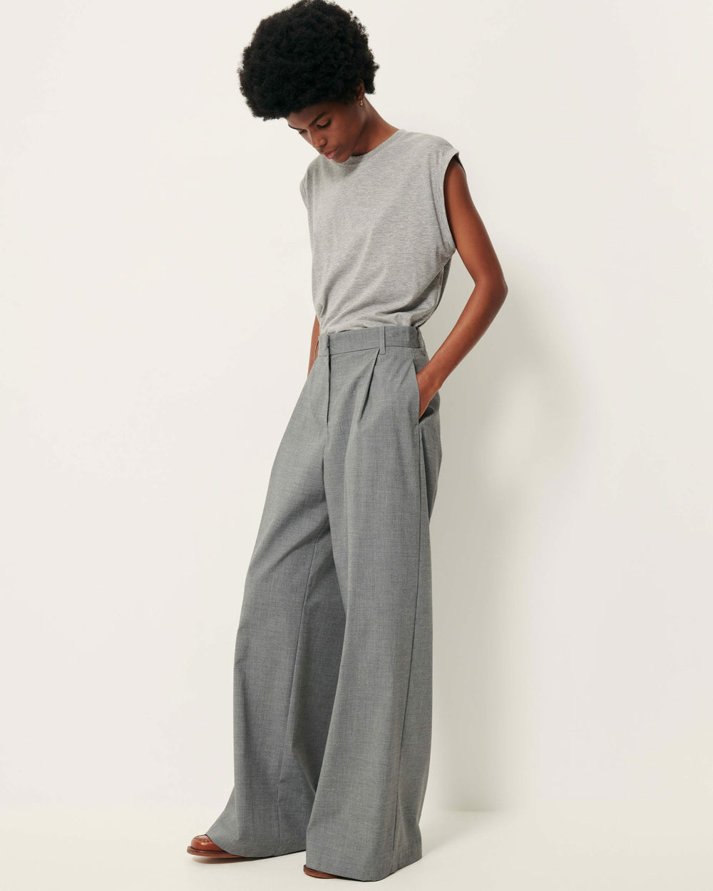 DEEDOO Mid Grey - T-shirt