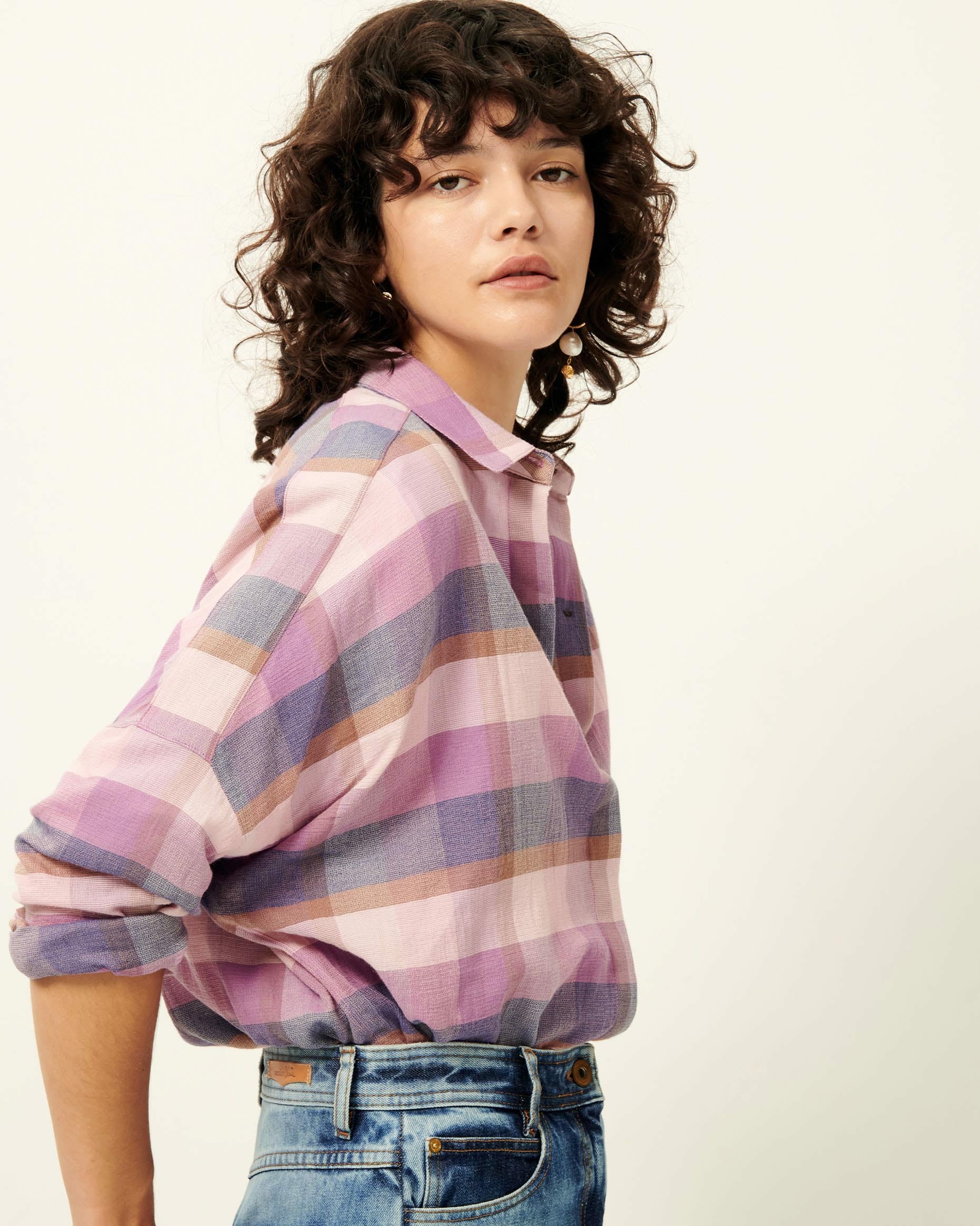 DELIMA Purple Tan - Shirt