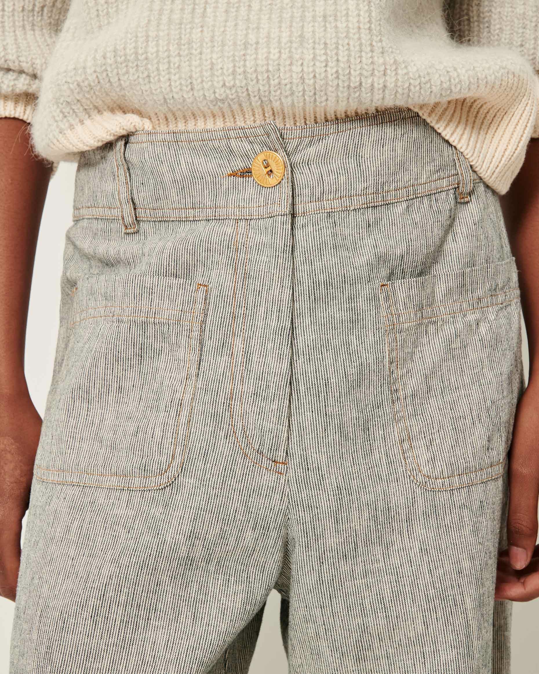 MANHATTI Whiblack - Pants