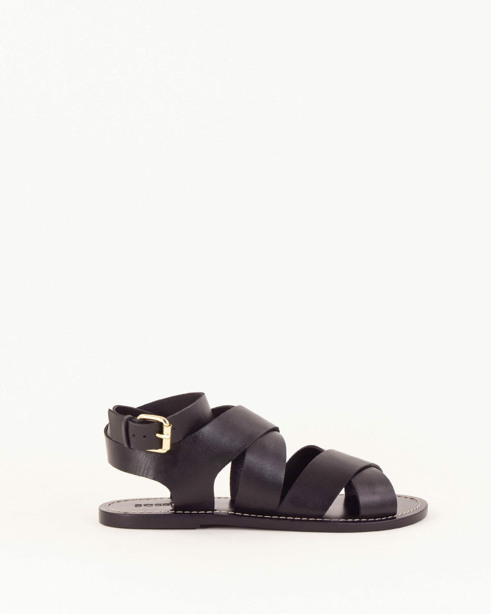 DAKLA Black Leather - Sandals