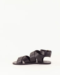 DAKLA Black Leather - Sandals
