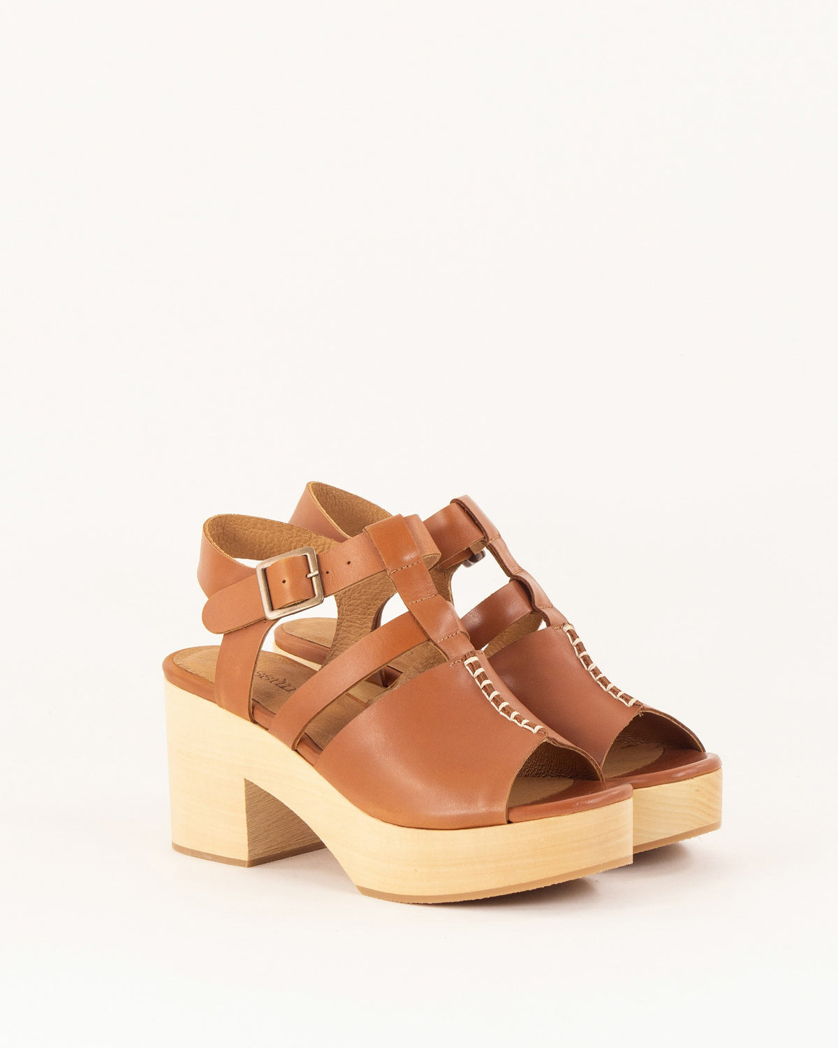 CASARES Natural Leather - Sandals